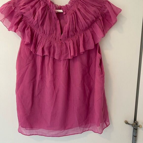 Rebecca Taylor Fuscia Blouse - Picture 2 of 6